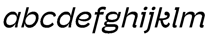 HossSharp RegularItalic FONT