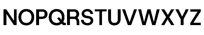 HostGrotesk SemiBold Font UPPERCASE