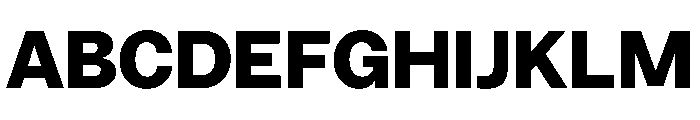 HotSansVF Black Instance Font UPPERCASE