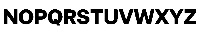 HotSansVF Black Instance Font UPPERCASE