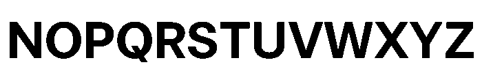 HotSansVF Bold Instance Font UPPERCASE