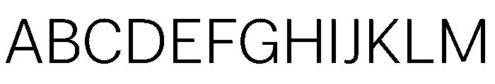 HotSansVF Light Instance Font UPPERCASE