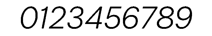 HotSansVF LightItalic Instance Font OTHER CHARS