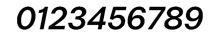 HotSansVF MediumItalic Instance Font OTHER CHARS