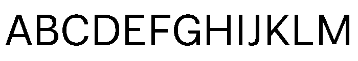 HotSansVF Regular Instance Font UPPERCASE