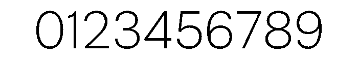 HotSansVF Thin Instance Font OTHER CHARS