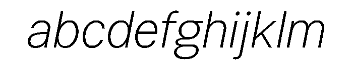 HotSansVF ThinItalic Instance FONT