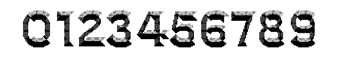Hour 12 Clear Font OTHER CHARS