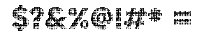 Hour 3 Cloudy Font OTHER CHARS