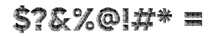 Hour 6 Cloudy Font OTHER CHARS