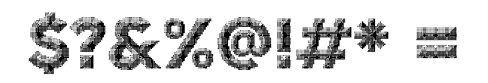 Hour 9 Cloudy Font OTHER CHARS
