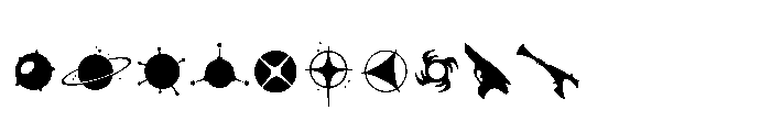 House 3009 Vectagrams Font LOWERCASE