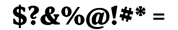 Houston Deck Bold Font OTHER CHARS