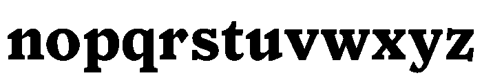 Houston Deck Bold Font LOWERCASE