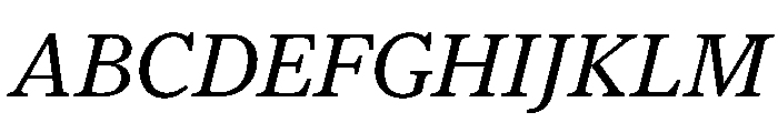 Houston Deck Italic Font UPPERCASE