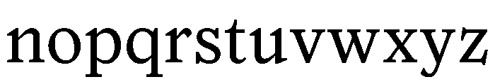 Houston Deck Roman Font LOWERCASE