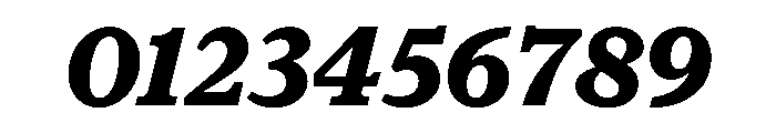 Houston Headline Bold Italic Font OTHER CHARS