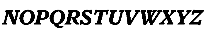 Houston Headline Bold Italic Font UPPERCASE