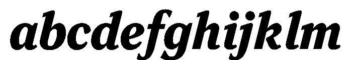 Houston Headline Bold Italic FONT