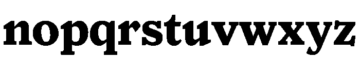 Houston Headline Bold Font LOWERCASE