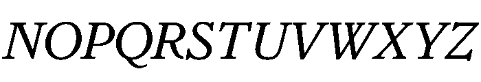 Houston Headline Italic Font UPPERCASE