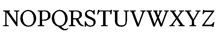 Houston Headline Roman Font UPPERCASE