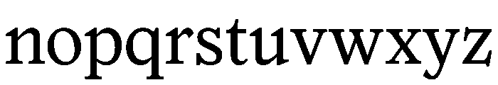 Houston Headline Roman Font LOWERCASE