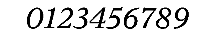 Houston Text Italic Font OTHER CHARS