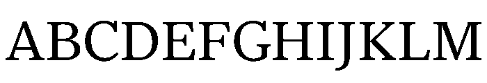 Houston Text Roman Font UPPERCASE