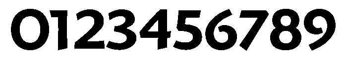Hoffmann Bold Font OTHER CHARS