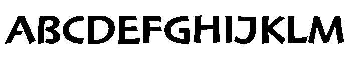 Hoffmann Bold Font UPPERCASE