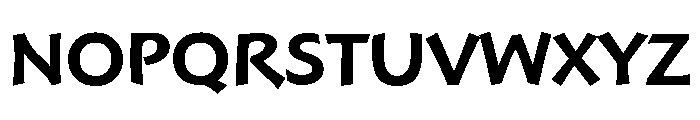 Hoffmann Bold Font UPPERCASE