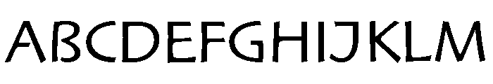 Hoffmann Book Font UPPERCASE