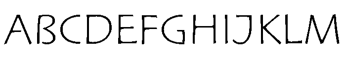 Hoffmann Light Font UPPERCASE