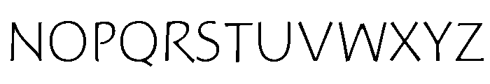 Hoffmann Light Font UPPERCASE