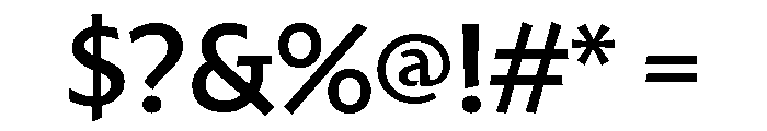 Hoffmann Regular Font OTHER CHARS