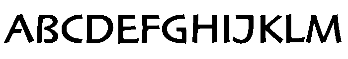 Hoffmann Regular Font UPPERCASE