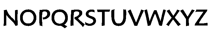 Hoffmann Regular Font UPPERCASE