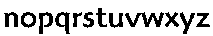 Hoffmann Regular Font LOWERCASE