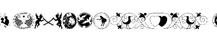 Holiday Ornaments Regular Font UPPERCASE