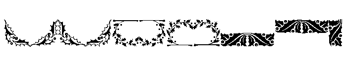 Holly Leaves Color FONT