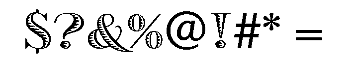 Honduras Regular Font OTHER CHARS