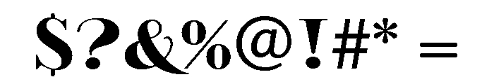Honduras Solid Font OTHER CHARS