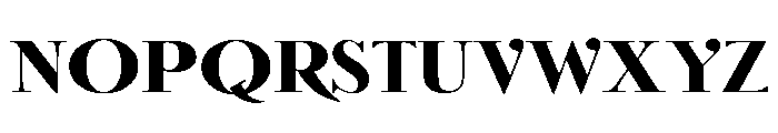 Honduras Solid Font LOWERCASE