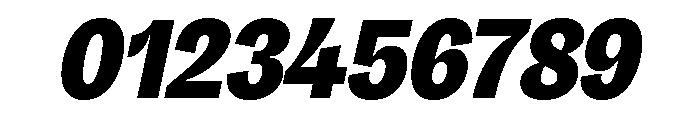 Honesta Black Italic Font OTHER CHARS