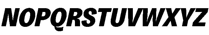 Honesta Black Italic Font UPPERCASE