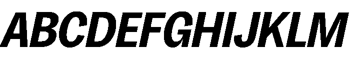 Honesta Bold Italic Font UPPERCASE