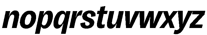Honesta Bold Italic Font LOWERCASE