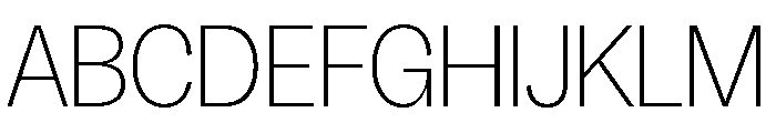 Honesta Extra Light Font UPPERCASE