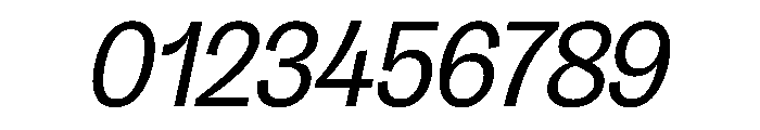 Honesta Italic Font OTHER CHARS